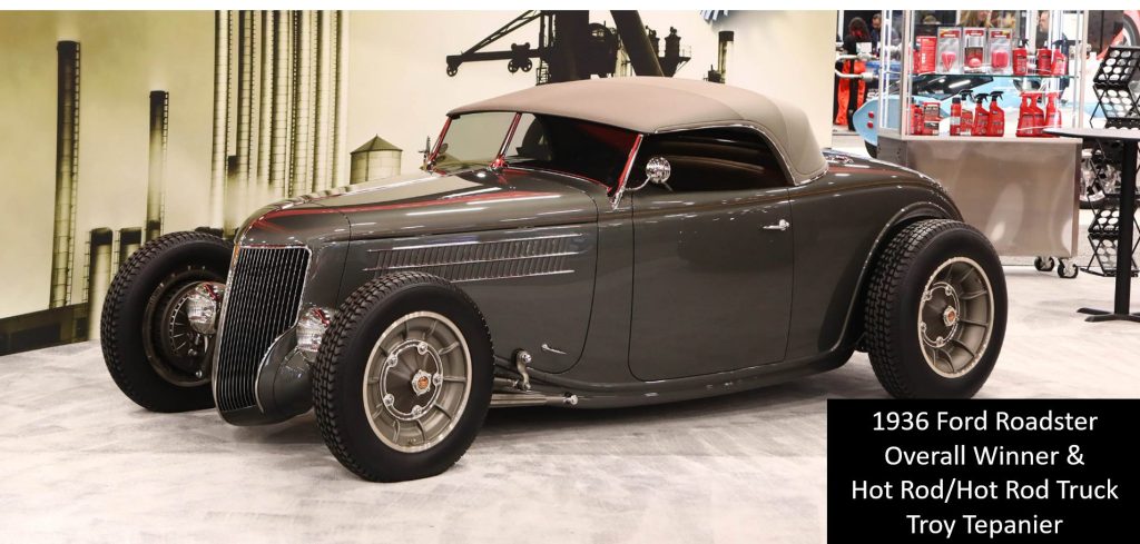 gray Ford roadster